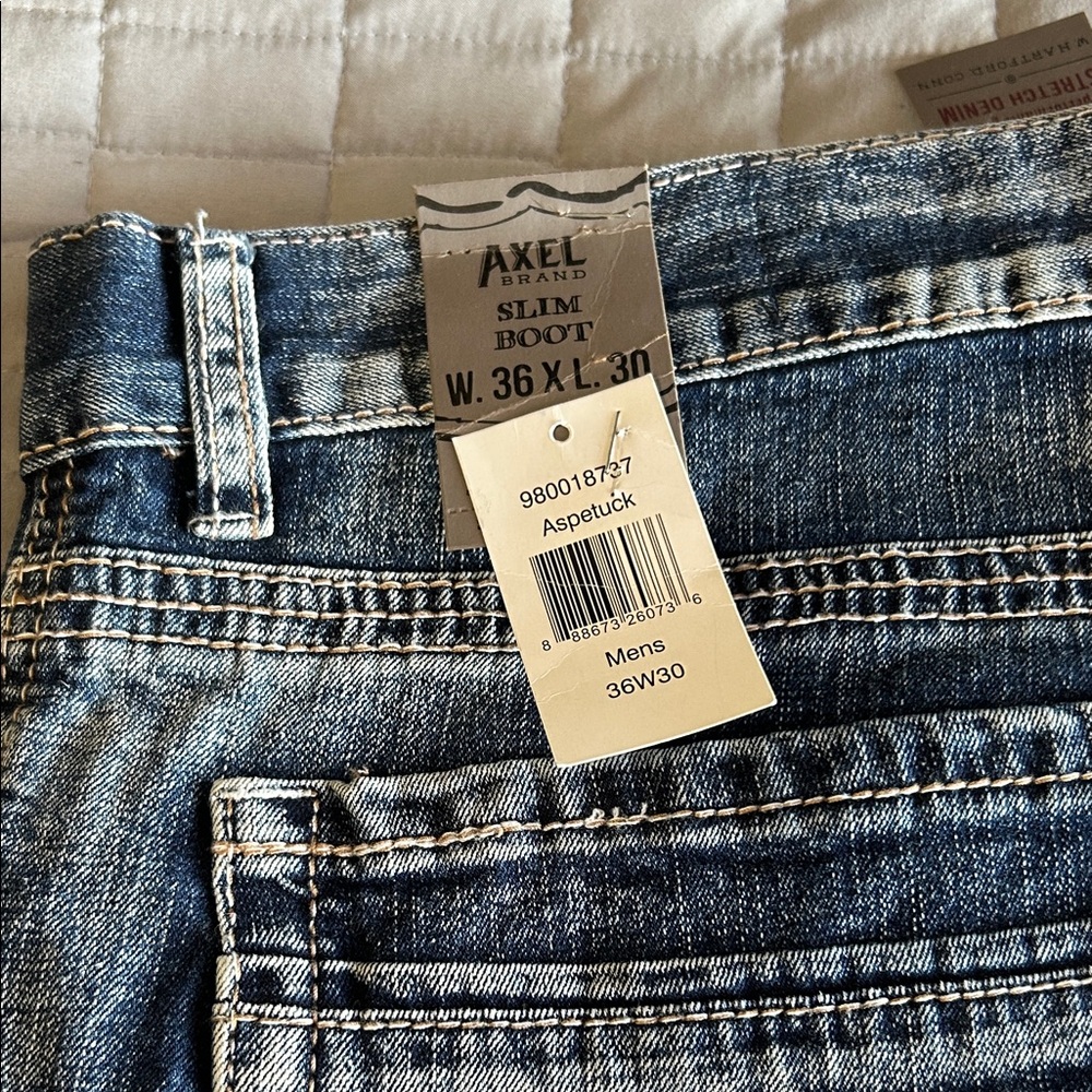 Axel Slim Bootcut Men's Jeans - Classic Blue